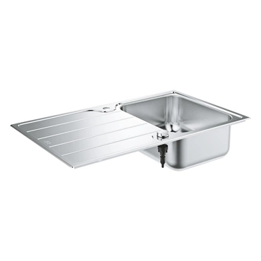 Dřez nerezový s odkapem Grohe K500 860×500 mm kartáčovaná nerez 31571SD1