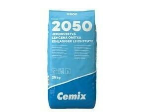 Omítka jednovrstvá Cemix 2050 lehčená 25 kg