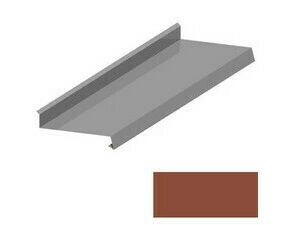 Oplechování římsy RS250S SP 25 RAL 8004 cihlová