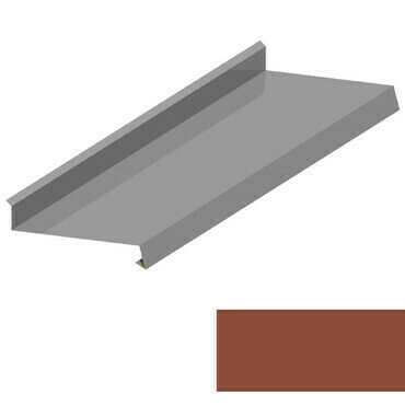 Oplechování římsy RS250S SP 25 RAL 8004 cihlová