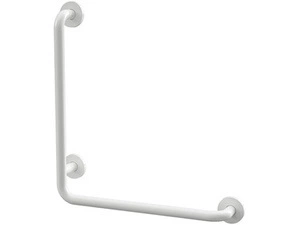 Držadlo nástěnné opěrné Bemeta Help 680 mm levé s krytkou bílé