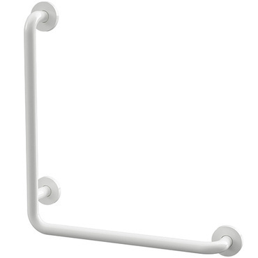 Držadlo nástěnné opěrné Bemeta Help 680 mm levé s krytkou bílé