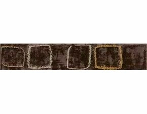 Listela Rako Concept 4,5×25 cm hnědá Monopoli WLAH5011