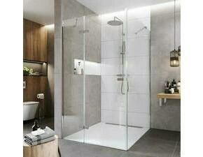 Dveře sprchové + boční stěna Mereo Novea CK10114ZL 800×800 mm levé chrom/čiré sklo