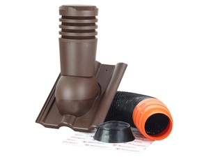 Komplet odvětrací Betonpres DN150 hnědá