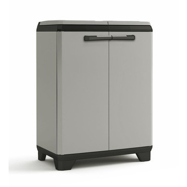 Skříň recyklační Keter Planet Split šedá/černá