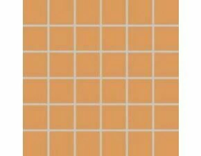 Mozaika Rako Color Two 5×5 cm (set 30×30 cm) světle oranžová matná GDM05150