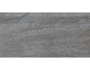 Schodovka Rako QUARZIT 30×60 cm tmavě šedá DCPSE738