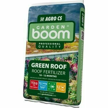 Hnojivo pro vegetační střechy AGRO CS Garden boom green roof (15 kg/bal.)