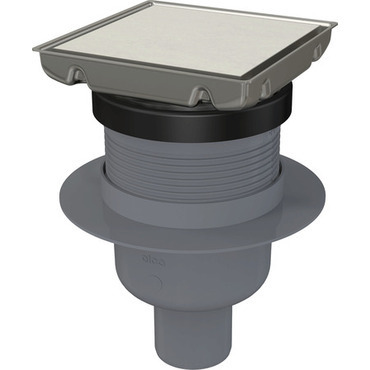 Vpust podlahová Alca APV240 130×130 mm DN 50 přímá