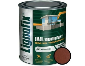 Barva vrchní Lignofix Email vodouředitelný kávová, 0,75 l