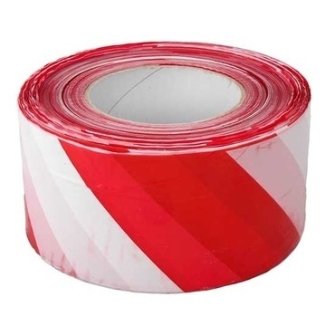 Páska výstražná 70 mm/500 m červeno-bílá