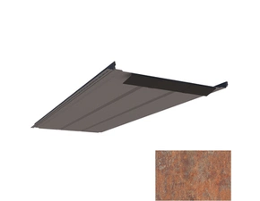 Krytina plechová LINEDEK 485 Rib Imitace MIC04 corten světlý BentCut