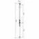 Dveře sprchové Lansanit Brix H2Y-12R 1 200 mm chrom/čiré sklo pravé provedení