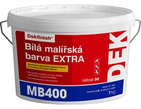 Malba interiérová DEK MB400 EXTRA bílá, 7 kg