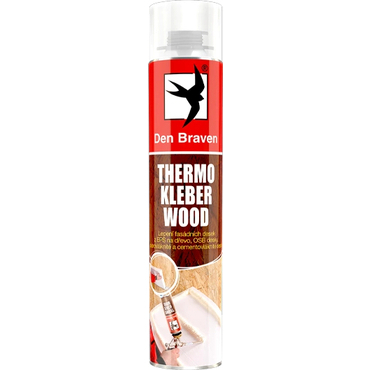 Pěna montážní nízkoexpanzní Den Braven Thermo Kleber WOOD 750 ml