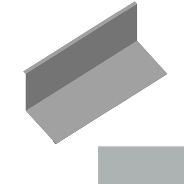 Lemování ke zdi rovnoběžné s okapem RS250S-135 SP 25 RAL 9007 tmavě stříbrná