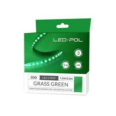 Pásek LED ORO 12 V 13,1 W/m zelená