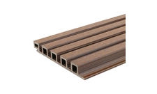Obklad fasádní dřevoplastový DŘEVOplus PROFI teak 25×196,5×2 800 mm