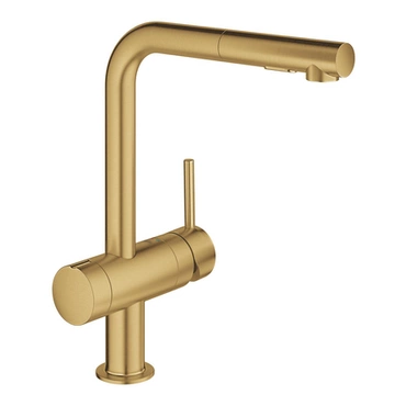 Baterie dřezová stojánková Grohe Minta kartáčovaný Cool Sunrise 31558GN0