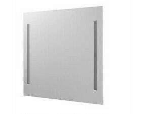 Zrcadlo s LED osvětlením Dřevojas STRIPE ZCO 80 bílá mat