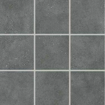 Dlažba Rako Betonico 10×10 cm černá DAK12792