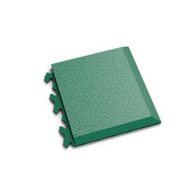 Dlaždice rohová D Fortelock Machine invisible hadí kůže GREEN