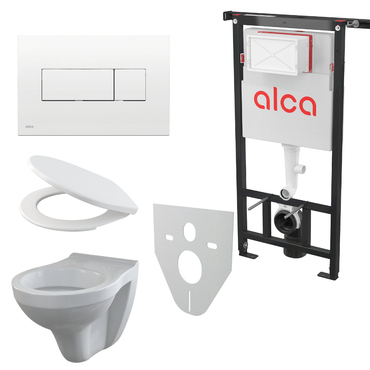Set 5v1 pro závěsné WC Alca Jádromodul AM102/1120 WC Aura