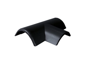 Hřebenáč rozdělovací pravý T250 Bramac Protector Plus s příchytkou ebenově černá