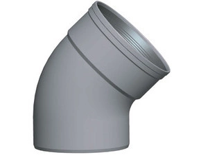 Koleno jednohrdlé DYKA ULTRA 16 KGB DN 160 45 °