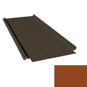 Krytina plechová LINEDEK 485 Rib SP 25 LESK 2M604 cihlová Cut