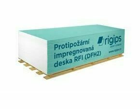 Deska sádrokartonová protipožární Rigips RFI 2 000×1 250×12,5 mm