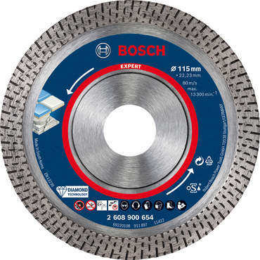 Kotouč DIA Bosch Expert HardCeramic 115×22,23×1,4×10 mm