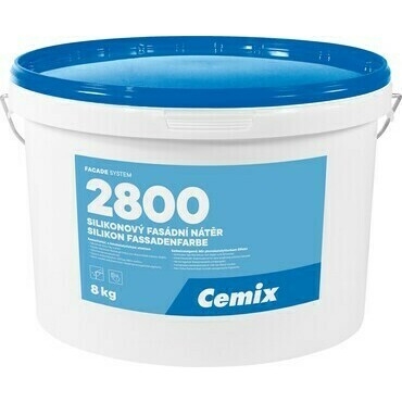 Nátěr fasádní silikonový Cemix 2800 8 kg