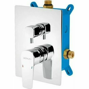 Baterie podomítková Novaservis METALIA BOX58051R,0 2 vývody chrom
