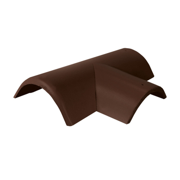 Hřebenáč rozdělovací pravý T220 Bramac Novo se dvěma příchytkami tmavohnědá