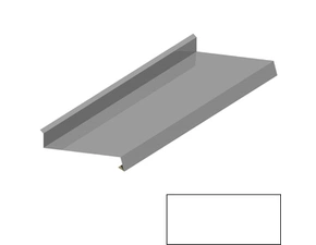 Oplechování římsy RS250S SP 25 RAL 9010 bílá