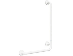 Držadlo nástěnné opěrné Bemeta Help 890 mm pravé s krytkou, skládané bílé