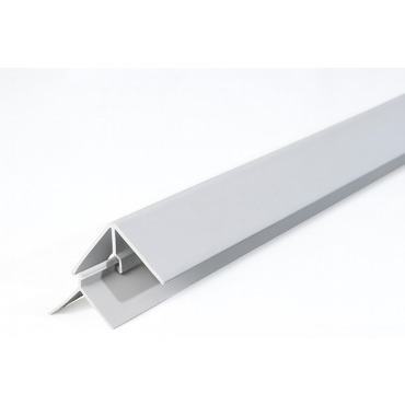 Profil rohový Profex Duafort šedá 3 m