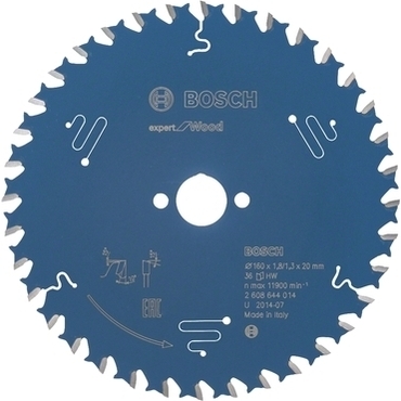 Kotouč pilový Bosch Expert for Wood 160×20×1,8 mm 36 z.