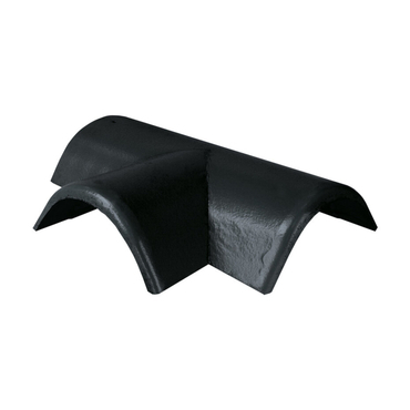 Hřebenáč rozdělovací levý T250 Bramac Protector Plus s příchytkou ebenově černá