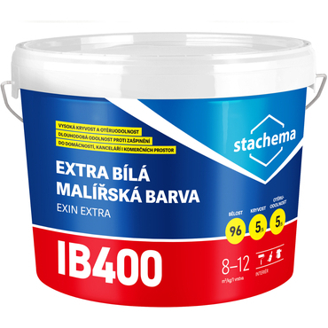 Malba interiérová Stachema IB400 bílá 15+3 kg