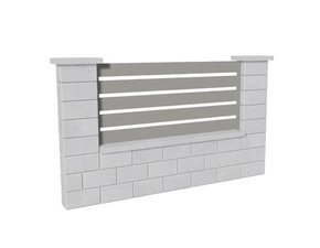 Výplň plotová DEKMETAL TAVOLA 2A094 grey aluminium