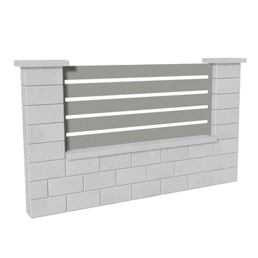 Výplň plotová DEKMETAL TAVOLA 2A094 grey aluminium