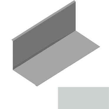 Lemování ke zdi rovnoběžné s okapem RS312S-120 SP 25 RAL 9006 stříbrná