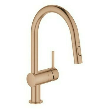 Baterie dřezová stojánková Grohe Minta kartáčovaný Warm Sunset 32321DL2