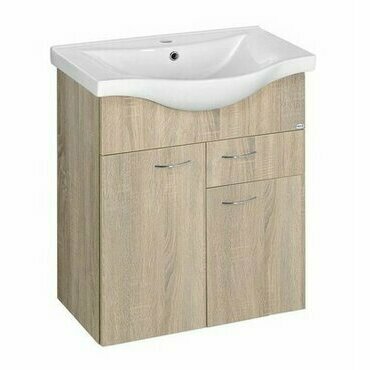 Skříňka umyvadlová 606×740×340 mm dub platin 50066