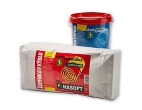 Lepenka v kýblu Hasoft pytel 25 kg + 9 l