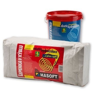 Lepenka v kýblu Hasoft pytel 25 kg + 9 l