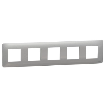 Rámeček Schneider Electric Unica Studio pětinásobný aluminium